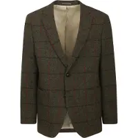 Steppin' Out Harris Tweed Americana Oscuro Verde Verde oscuro talla