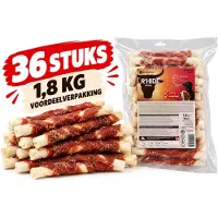 Flamingo Snack De Palo De Pato Hide Para Perros 1.8kg 36 Piezas