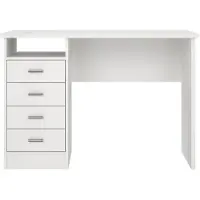 CALICOSY - Escritorio 4 cajones L110 cm - FUNCTION