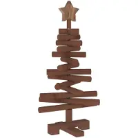 Syfax Árbol de Navidad de madera KOTKA 60 cm Madera de Pino Maciza