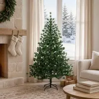 Syfax Árbol de Navidad artificial con ramas articuladas 150 cm
