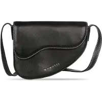 Bugatti Sadie Bolsa de hombro S Piel natural 20 cm negro