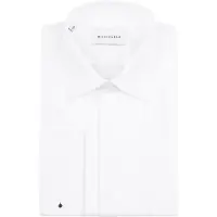 Suitable Camisa De Esmoquin Plisada Blanco talla