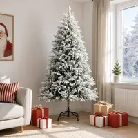 Syfax Árbol de Navidad artificial con ramas articuladas 210 cm