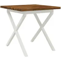 Syfax Mesa de Comedor Cuadrada 80 x 80 x 75 cm