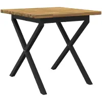 Syfax Mesa de Comedor Cuadrada 70 x 70 x 75 cm