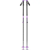 Black Diamond - Bastones de esquí de travesía - Expedition Piton Purple de Aluminio - Talla 140 cm - Negro