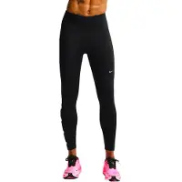 Nike Running - Ropa trail running mujer - W Tempo Flash Thights Black/Reflective Silver de Lana - Talla L - Negro