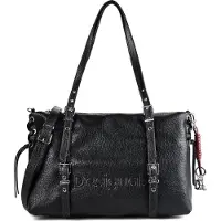 Desigual Bolso HALF LOGO LANUZA mujer - Negro - única