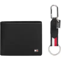 Tommy Hilfiger TH Gifting Cartera Piel natural 10.5 cm Caja de regalo negro