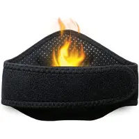 Markenlos Calentador para el cuello con terapia de campo magnético – Soporte para el cuello para aliviar el dolor y proporcionar calor