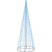 Syfax Árbol de Navidad cónico 732 LEDs azul 160x500 cm