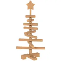 Syfax Árbol de Navidad de madera KOTKA 60 cm Madera de Pino Maciza
