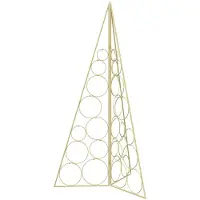 Syfax Árbol de Navidad de metal KUOPIO 100 cm Acero Dorado