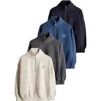 The Set Sudadera beige claro / azul / marino / gris