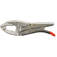 Ks Tools Mordaza de precisión con sistema de cremallera de 10 pulgadas, con mordazas orientables de 0 a 85 mm - KSTOOLS - 115.1038