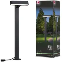 Paulmann Plug & Shine: Lámpara de poste LED Ito, modelo individual, orientación horizontal