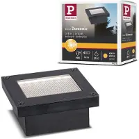 Paulmann - Lámpara LED solar para empotrar en el suelo, modelo Domenic