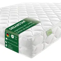 Dreamstar Colchón de espuma fría ergonómico de 7 zonas | 120 x 200 cm | 16 cm | Firmeza H3 y H4 | Ergo Flex Duo | Colchón reversible