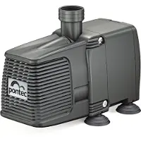Pontec Bomba para estanque PondoCompact 2000, con caudal de agua ajustable de 300 a 2000 litros por hora