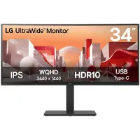LG Monitor Ultrawide 34ba75qe-b 34´´ Uwqhd Ips Led 100hz