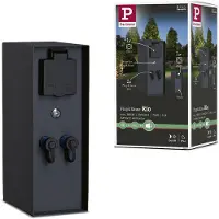 Paulmann Plug & Shine: Columna de enchufes Rio con sensor de luz crepuscular