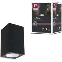 Paulmann Flame aplique 1 luz 10,3cm antracita
