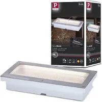 Paulmann Foco empotrable de suelo LED Brick, con sensor de movimiento (IR) y control de luz ambiental