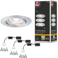 Paulmann Lámpara empotrable LED Nova Mini Plus, kit básico, con mecanismo de inclinación