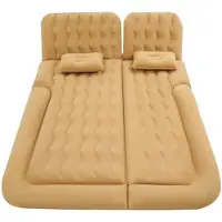 StarTech.com Colchón inflable para SUV - Cama inflable para automóvil - Capacidad de carga: 300 kg - Fabricado en PVC con revestimiento de vellón - Conexión para bomba de 12 V DC - Color beige