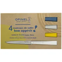 Opinel Bon Appetit 2040 Celestial, Juego de cuchillos de mesa de 4 piezas
