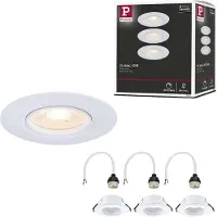 Paulmann Juego de 3 focos empotrables , modelo fijo