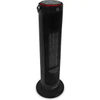 Vonroc Calefactor eléctrico - ventilador de torre - 2000W - Cerámica| función de giro