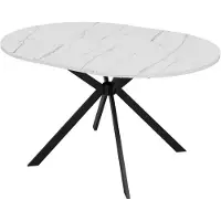 StarTech.com Mesa de comedor extensible - 100 x 100 cm, extensible hasta 140 x 100 cm - Estructura de madera - Patas rectas - Para 4-6 personas