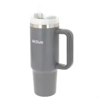 Aktive Taza Térmica 63154 Travel Tumbler 3-position Lid With Straw And Ergonomic Handle 900ml