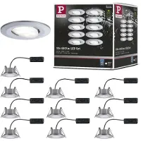Paulmann Lámpara empotrable LED Calla, kit básico, con mecanismo de inclinación