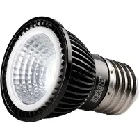Exo Terra TerraSky: Lámpara LED UV/UVB direccional, color negro | Iluminación LED compacta y focalizada | 20.000 horas de vida útil | Casquillo E27