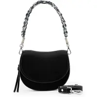 Fredsbruder That’s My Bag Bolsa de hombro Piel natural 21 cm negro