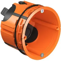Kaiser Elektro 9264-12 - Caja de conexión para dispositivos empotrados, color naranja