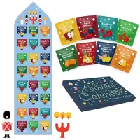 Merkloos Calendario de adviento de té - 24 bolsitas de té - 8 sabores - Caja de regalo
