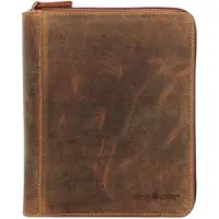 Greenburry Vintage Caso de escritura Piel natural 20.5 cm marrón