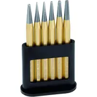 Rennsteig Kit de brocas para madera , 6 piezas: 1/2/3/4/5 mm + broca para tacos de 10 mm, en soporte de plástico - R424 120 0