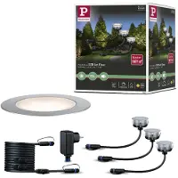 Paulmann Plug & Shine: Lámpara LED empotrable para suelo, modelo Floor Eco, kit básico