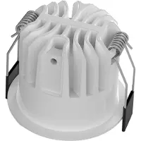 The Light Group SLC Downlight LED empotrable OnePro Soft, blanco, 3.000 K, aluminio