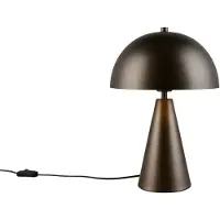 TRIO Lighting Lámpara de mesa Alfie, color platino, altura 43 cm, metal, E27