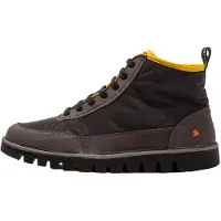 Art para hombre. 115851101003_001 Zapatillas abotinadas1585 Ontario negro (40), Piel, Plano, Nobuck, Cordones, Casual, outlet 2026.