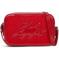 Karl Lagerfeld Shopper Text Camera Bag Klassic Red Talla: OS | Bandoleras Outlet | Mujer | Rojo