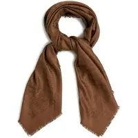 Karl Lagerfeld Monogram Lurex Jkrd Scarf Friar Brown Talla: OS | Bufandas Outlet | Mujer | Marrón