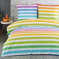 Merkloos Juego de funda de edredón de 200 x 220 cm con 2 fundas de almohada de 80 x 80 cm, 100% algodón, juego de 3 piezas con cierre de cremallera