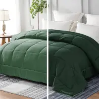 Merkloos Edredón de 155 x 220 cm de microfibra, transpirable y suave, ideal para camas de matrimonio y para usar en las cuatro estaciones
